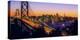 Bay Bridge at dusk, San Francisco, California, USA-null-Premier Image Canvas