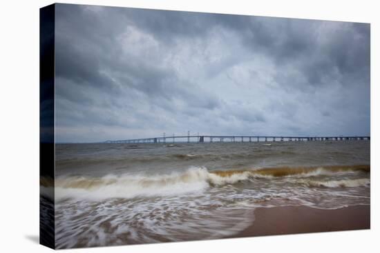 Bay Bridge Connects Mainland Of The Chesapeake Bay Watershed Area To Eastern Shores, Annapolis, MD-Karine Aigner-Premier Image Canvas