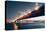 Bay Bridge Night Cityscape, San Francisco, California-Vincent James-Premier Image Canvas