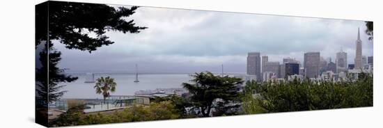 Bay Bridge Pano #111-Alan Blaustein-Stretched Canvas