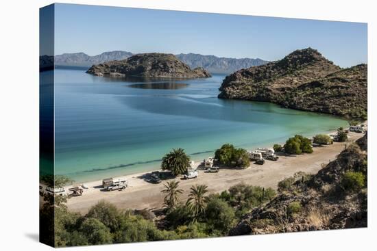 Bay near Loreto, into Sea of Cortez, Baja California, Mexico, North America-Tony Waltham-Premier Image Canvas