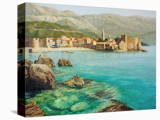 Bay Near Old Budva-kirilstanchev-Stretched Canvas