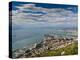 Bay of Gibraltar and Gibraltar Town from the Top of the Rock, Gibraltar, Europe-Giles Bracher-Premier Image Canvas