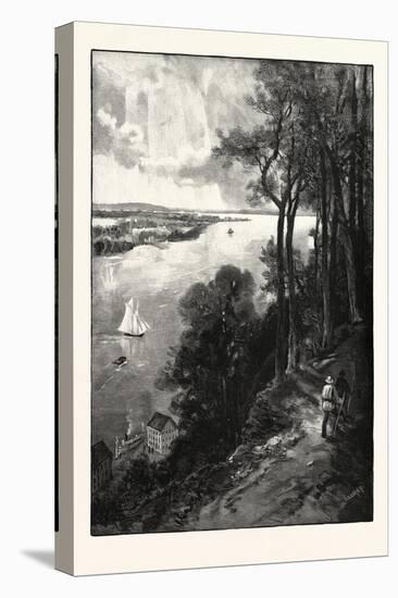 Bay of Quinte, from Above Stone Mills, Canada, Nineteenth Century-null-Premier Image Canvas