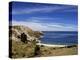 Bay on Isla del Sol, Lake Titicaca, Bolivia, South America-Simon Montgomery-Premier Image Canvas