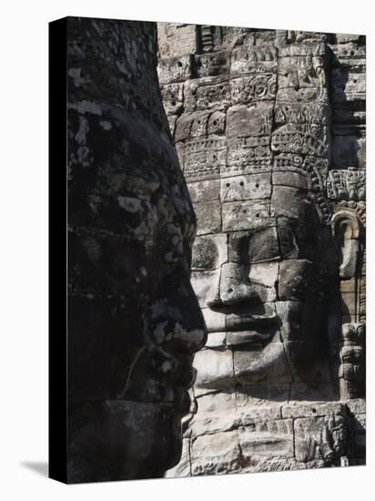 Bayon Temple, Late 12th Century, Buddhist, Angkor Thom, Angkor, Siem Reap, Cambodia, Southeast Asia-Robert Harding-Premier Image Canvas