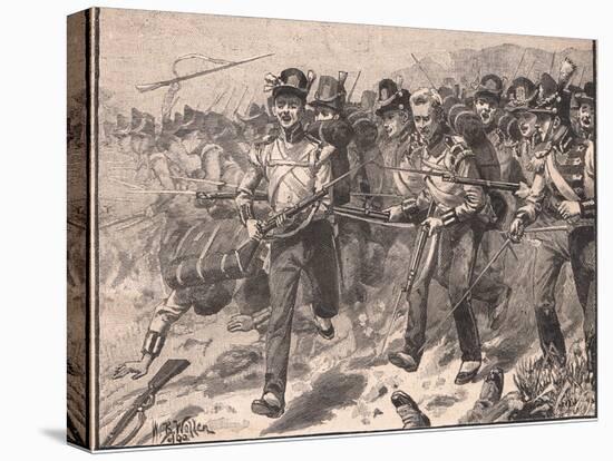 Bayonet Charge at Talavera Ad 1809-William Barnes Wollen-Premier Image Canvas