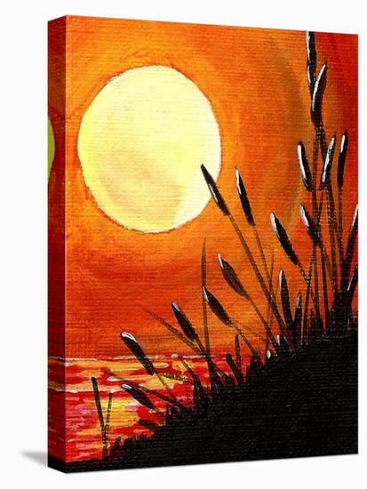 Bayou Moon-Cindy Thornton-Stretched Canvas