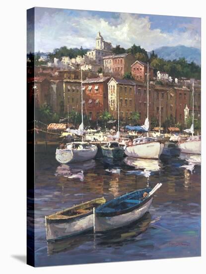 Bayside Harbor II-Furtesen-Stretched Canvas