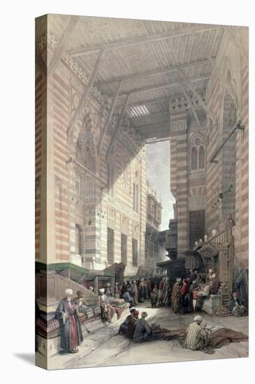 Bazaar of the Silk Merchants, Cairo, from "Egypt and Nubia," Vol.3-David Roberts-Premier Image Canvas