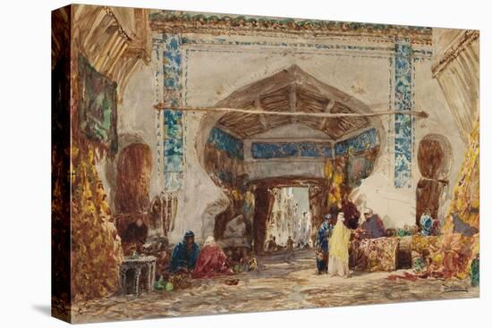 Bazar à Constantinople-Félix Ziem-Premier Image Canvas