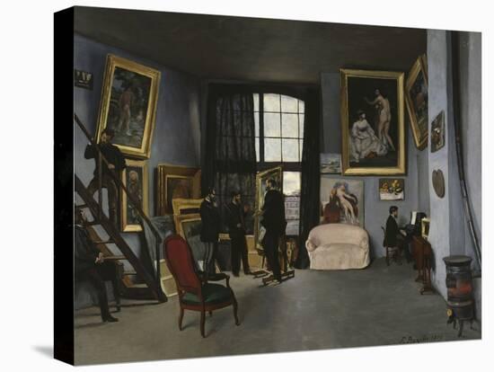Bazille's Studio, c.1870-Frederic Bazille-Premier Image Canvas