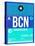 BCN Barcelona Luggage Tag 2-NaxArt-Stretched Canvas