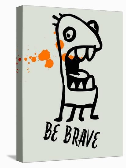 Be Brave 1-Lina Lu-Stretched Canvas