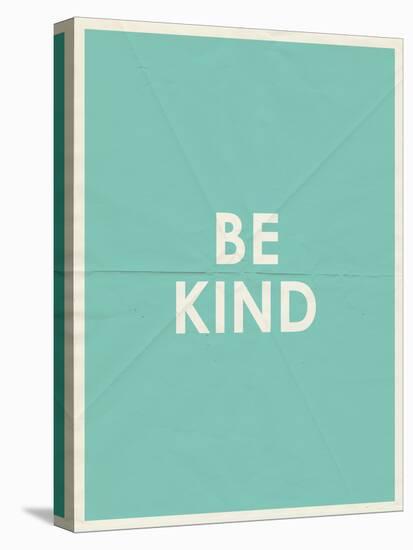 Be Kind Typography-null-Stretched Canvas