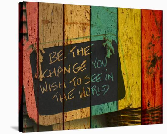 Be the Change-Irena Orlov-Stretched Canvas