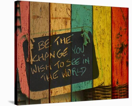 Be the Change-Irena Orlov-Stretched Canvas