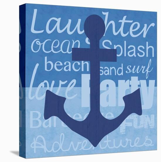 Beach Anchor-Lauren Gibbons-Stretched Canvas