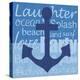 Beach Anchor-Lauren Gibbons-Stretched Canvas