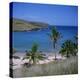 Beach and Coastline at Playa Anakena, on the North Coast of Easter Island, Chile-Geoff Renner-Premier Image Canvas