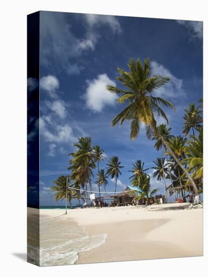 Beach and Palm Trees on Dog Island in the San Blas Islands, Panama, Central America-Donald Nausbaum-Premier Image Canvas