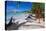 Beach and Red Telephone Box-Frank Fell-Premier Image Canvas