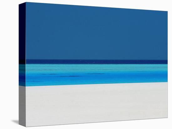 Beach and Sea, Maldives, Indian Ocean-Sakis Papadopoulos-Premier Image Canvas