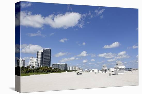 Beach Area '14 St', Service Stations, Atlantic Ocean, Miami South Beach, Art Deco District-Axel Schmies-Premier Image Canvas