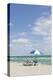 Beach Area at the '44 St', Dumbrella and Loungers, Atlantic Ocean, Miami South Beach, Florida, Usa-Axel Schmies-Premier Image Canvas