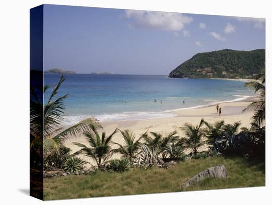 Beach at Anse Des Flamands, St. Barthelemy, Lesser Antilles, Caribbean, Central America-Ken Gillham-Premier Image Canvas