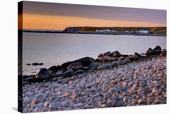 Beach at Green Point in Gros Morne National Park on the West Coast, Newfoundland, Canada-null-Stretched Canvas