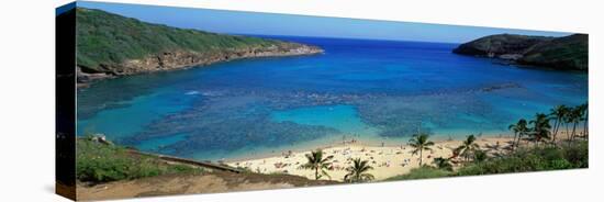 Beach at Hanauma Bay Oahu Hawaii USA-null-Stretched Canvas