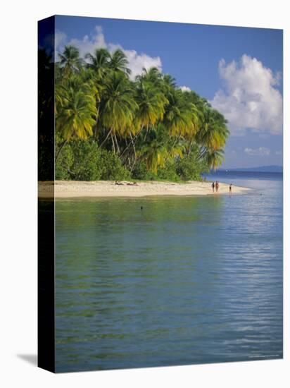 Beach at Pigeon Point on the Southwest Coast of the Island, Tobago, Caribbean, West Indies-Louise Murray-Premier Image Canvas