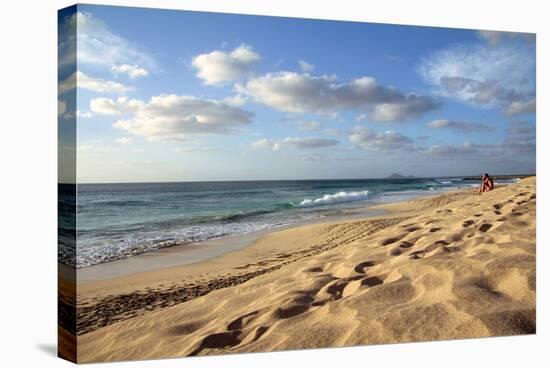 Beach at Ponta do Sino near Santa Maria, Island of Sal, Cape Verde-null-Stretched Canvas