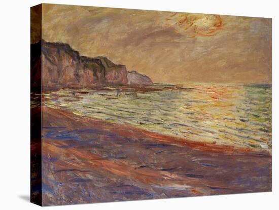 Beach at Pourville, Sunset, 1882-Claude Monet-Premier Image Canvas