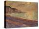 Beach at Pourville, Sunset, 1882-Claude Monet-Premier Image Canvas