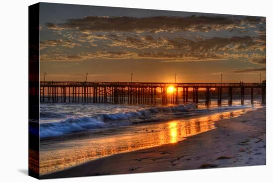 Beach at Sunset-Robert Kaler-Premier Image Canvas