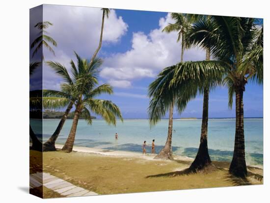 Beach at the Dai Ichi Hotel, Guam, Marianas Islands-Ken Gillham-Premier Image Canvas