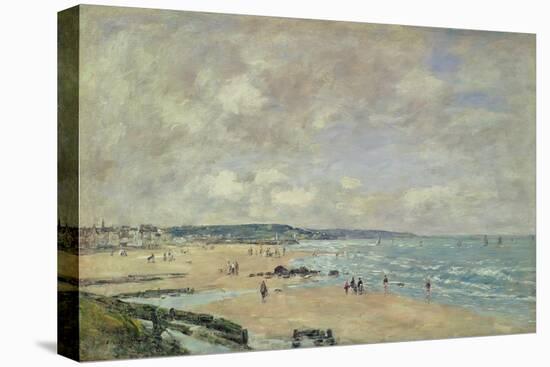 Beach at Trouville, 1893-Eugène Boudin-Premier Image Canvas