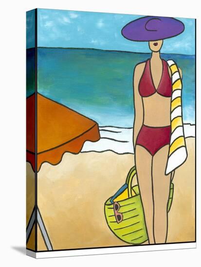 Beach Blanket Baby II-Chariklia Zarris-Stretched Canvas