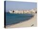 Beach, Cefalu, Sicily, Italy, Mediterranean, Europe-Martin Child-Premier Image Canvas