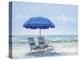 Beach Chairs 1-Jill Schultz McGannon-Stretched Canvas