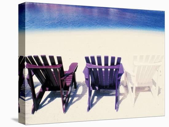Beach Chairs, Curacao, Caribbean-Michele Westmorland-Premier Image Canvas