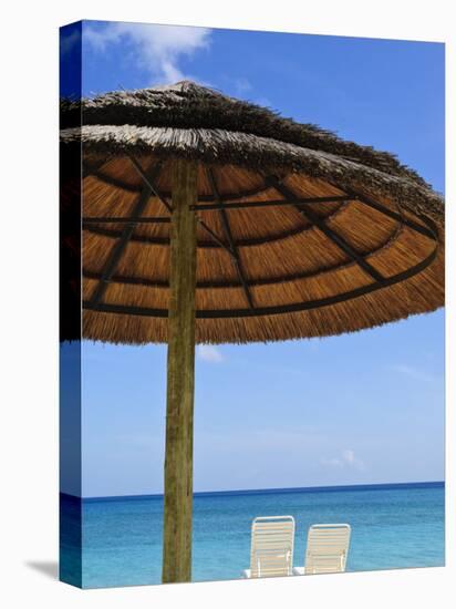 Beach Chairs on Grand Anse Beach, Grenada, Windward Islands, Caribbean-Michael DeFreitas-Premier Image Canvas