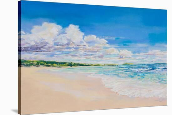 Beach Clouds-null-Stretched Canvas