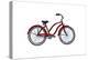 Beach Cruiser Bike - Icon-Lantern Press-Stretched Canvas