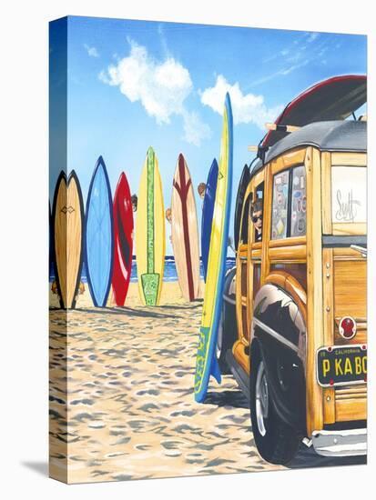 Beach Cruiser Kids-Scott Westmoreland-Stretched Canvas