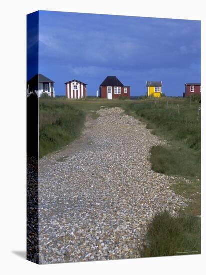 Beach Huts, Aeroskobing, Island of Aero, Denmark, Scandinavia, Europe-Robert Harding-Premier Image Canvas