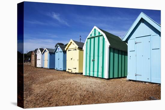 Beach Huts at Felixstowe, Suffolk, England, United Kingdom, Europe-Mark Sunderland-Premier Image Canvas