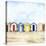 Beach Huts II-Grace Popp-Stretched Canvas